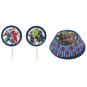 Avengers Cupcake Kit with Cases & Picks (Pk 24)
