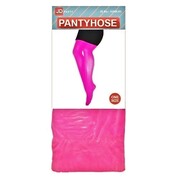 Adult Neon Pink Pantihose Stockings One Size