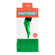 Adult Green Stockings Tights One Size | Opaque Costume Hosiery