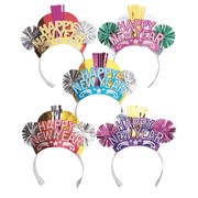 New Years Fancy Glitter Tiara Pk1