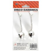 Disco Ball Drop Clip On Earrings 1 Pair