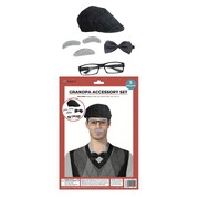 Dark Grey Instant Grandpa Costume Accessory Kit