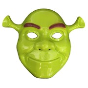 Green Ogre Plastic Face Mask