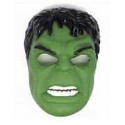 Green Superhero Monster Costume Mask with Elastic Strap