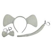 Elephant Ears on Headband Costume Set 3 Pieces