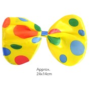 Jumbo Yellow Clown Bow Tie