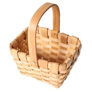 Small Woven Wooden Basket with Handle │17cm Storybook Costume Book Week Prop
