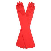 Extra Long Red Opera Gloves 55cm | 1920s Flapper Glamour Costume Gloves