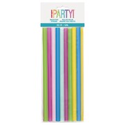 Reusable Plastic Wide Smoothie Slushie Straws Pk 40