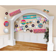 Hippie Good Vibes 60's Cutout Decorations (Pk 30)
