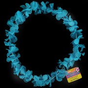 Lei Flower Teal Blue Pk1 
