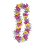 Dazzle Tri Colour Lei (Luau) Pk 1 