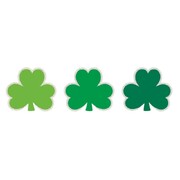 St Patricks Day Mini Shamrock Cutouts 6cm Pk 50