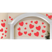 Assorted Size Red Heart Cutouts (Pk 30)