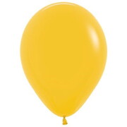 Honey Yellow Fashion Latex Balloons 12cm Pk 50
