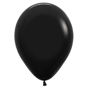 Fashion Black 12cm 5in Latex Balloons (Pk 50)