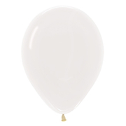 Crystal Clear 12cm 5in Latex Balloons (Pk 50)