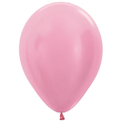 Satin Pearl Pink 12cm 5in Latex Balloons (Pk 50)