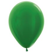 Metallic Green 12cm 5in Latex Balloons (Pk 50)