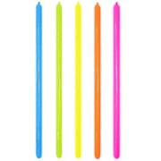 Neon Assorted 260S Latex Modelling Balloons Pk 100