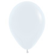 White Latex Balloons 12 Inch Pack of 25 Standard Fashion Party Balloons
