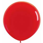 Fashion Red 60cm 24in Latex Balloons Pk 3