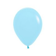 Pastel Matte Blue 12cm 5in Latex Balloons (Pk 50)