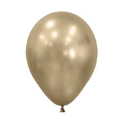 Silk Gold Dust 30cm 12in Latex Balloons Pk 25