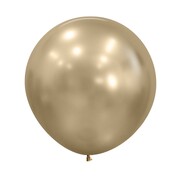 Silk Gold Dust 60cm 24in Latex Balloons Pk 3