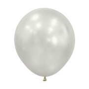 Silk Oyster White 45cm 18in Latex Balloons Pk 6