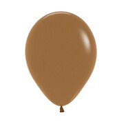 Fashion Mocha 30cm 12in Latex Balloons Pk 100