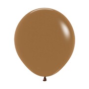 Fashion Mocha 45cm 18in Latex Balloons Pk 6