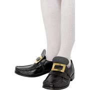 Old English Black & Gold Shoe Buckles Pk 2