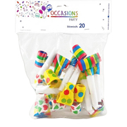 Mixed Designs Party Blowouts (Pk 20)