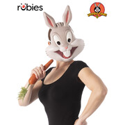 Bugs Bunny Vacuform Mask – Kids & Adults Official Looney Tunes Costume Accessory