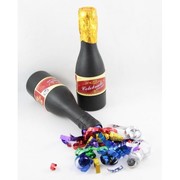 Champagne Bottle Twist Party Popper (20cm) Pk 1 (1 BOTTLE TWIST POPPER ONLY)
