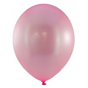 Metallic Light Pink Latex Balloons 30cm (Pk 25)