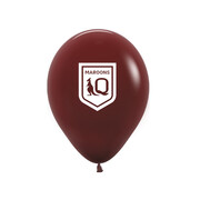 QLD Maroons State of Origin Latex Balloons 30cm Pack of 50 | NRL Party Balloons