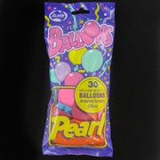 Balloons Pearl 25cm Mixed Pk30 
