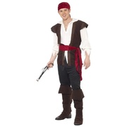 Adult Pirate Deck Mate Costume (X Large)
