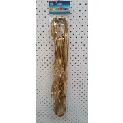 Pre-Clipped Metallic Gold Ribbon Pk 25
