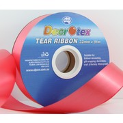 Red Tear Ribbon (32mm x 91m) Pk 1 