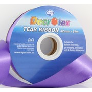 Purple Tear Ribbon (32mm x 91m) Pk 1