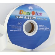Ivory Tear Ribbon (32mm x 91m) Pk 1 