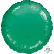 Metallic Green Circle 17in. Standard Foil Balloon Pk 1