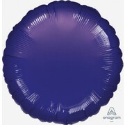 Metallic Purple Circle 17in. Standard Foil Balloon Pk 1