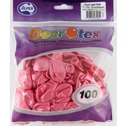 Metallic Light Pink 5in (12cm) Latex Balloons Pk 100 