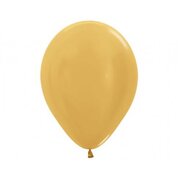 Metallic Gold 5in. 12cm Latex Balloons (Pk 100)