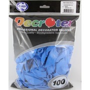 Standard Mid Blue 30cm Latex Balloons Pk 100