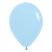 Pastel Matte Blue 30cm Latex Balloons Pk 100